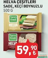 TARIM KREDİ HELVA ÇEŞİTLERİ 500 G TARIM KREDİ HELVA ÇEŞİTLERİ 500 G